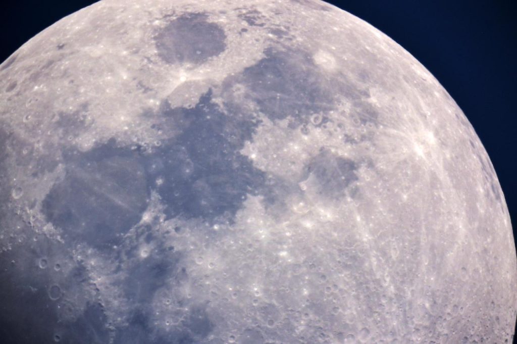 Earth's moon, photographed by Jennifer Jones.