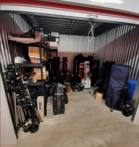 DAS Storage Unit at day's end. Too bad we didn't get a before photo - it was crammed full!