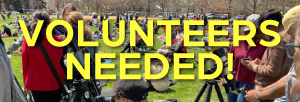 We always need more volunteers. Click here to help.